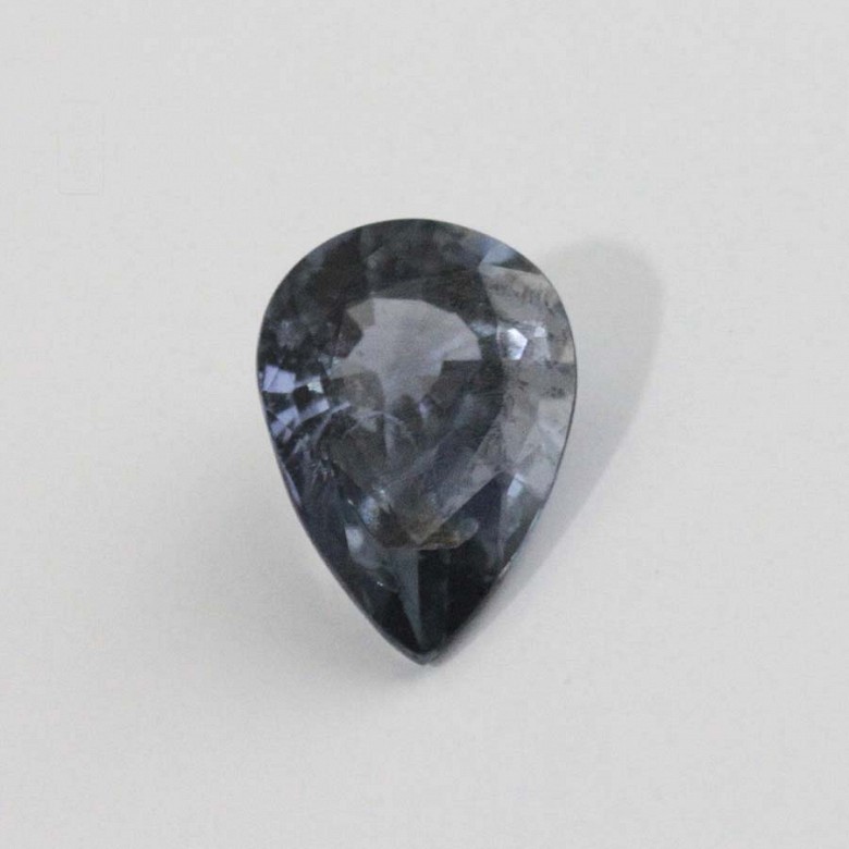 Fantastic natural sapphire in pear size, - 3