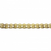 Cinturón con hebilla de plata dorada, Indonesia, pps.S.XX - 1