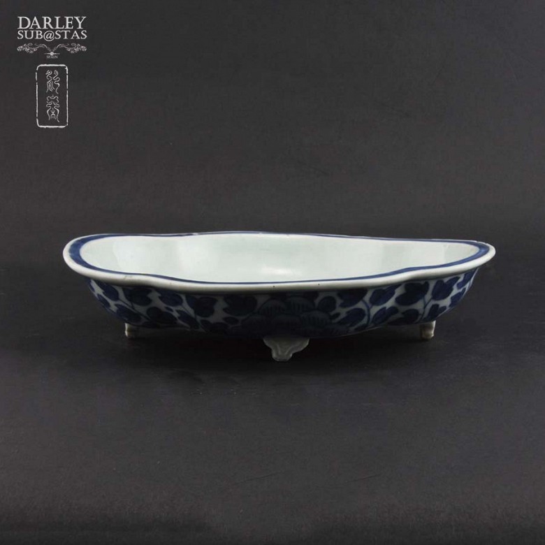 Bonita bandeja de cerámica china. S. XIX - 3