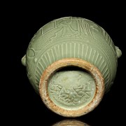 Jarrón de balaustre en cerámica vidriada, S.XX - 6