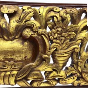 Panel de madera con decoración calada, Indonesia - 2