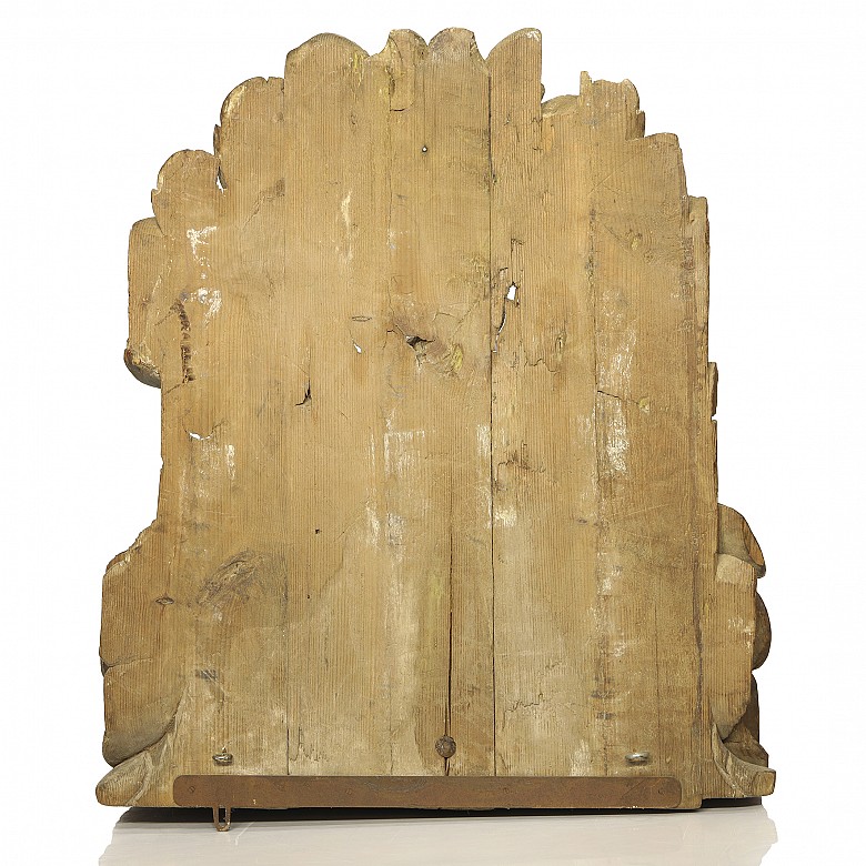 Ménsula barroca de madera policromada, S.XVII - XVIII - 2