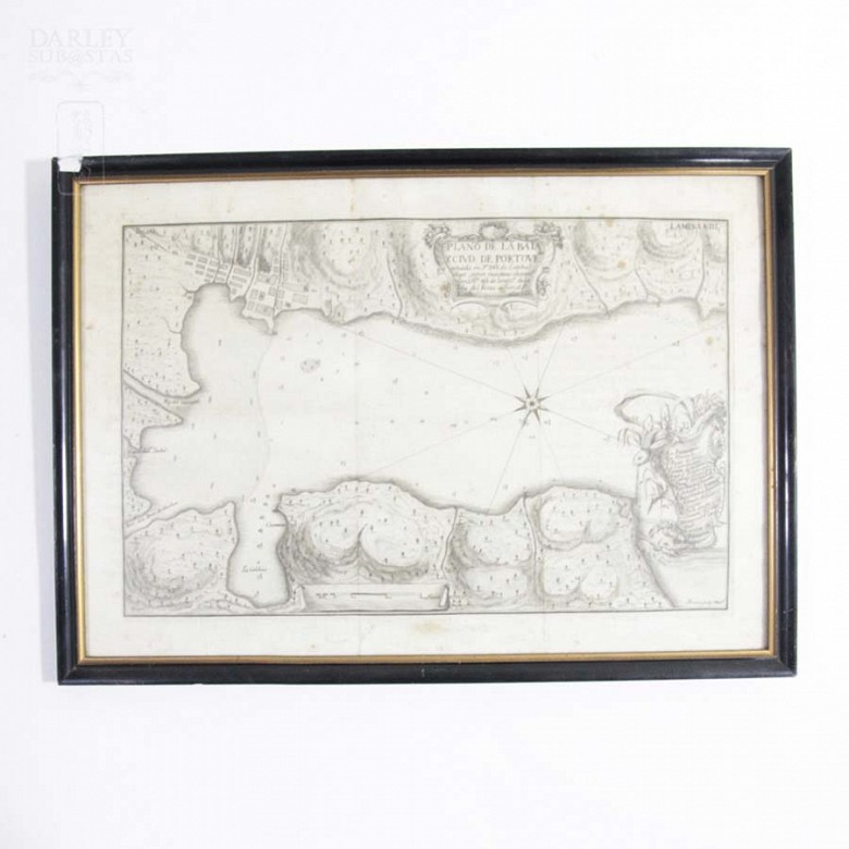 Print, map of Portove - 1