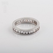 Ring with Zirconia in sterling silver, 925 - 3