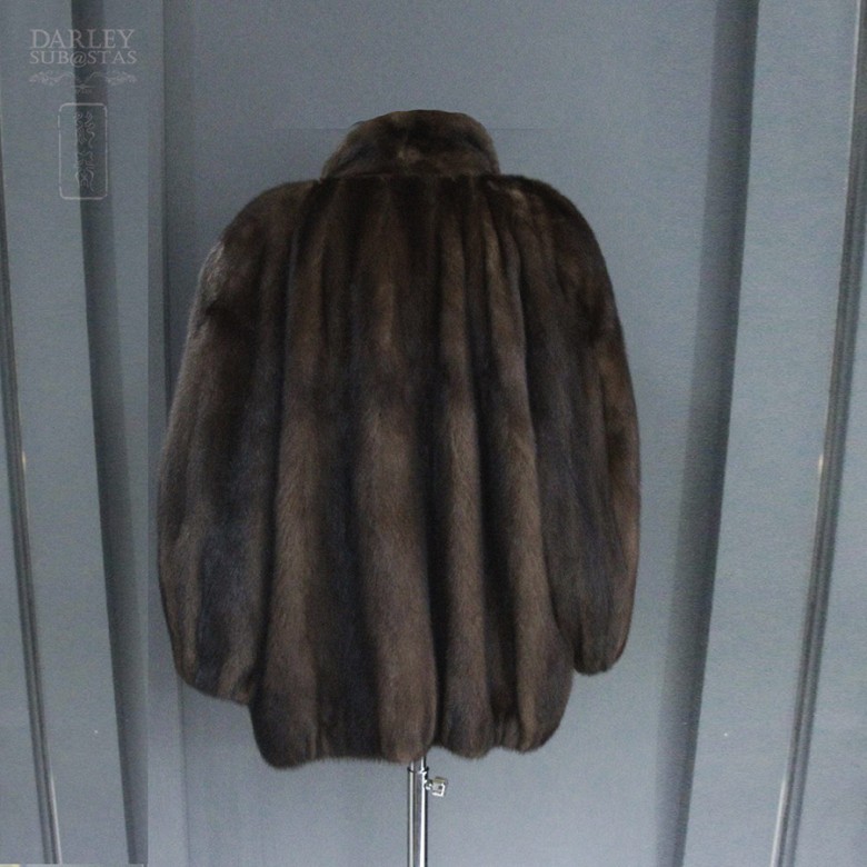 Dark mink coat - 3