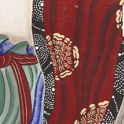 Gran thangka de seda pintada, Corea, S.XIX - XX - 7