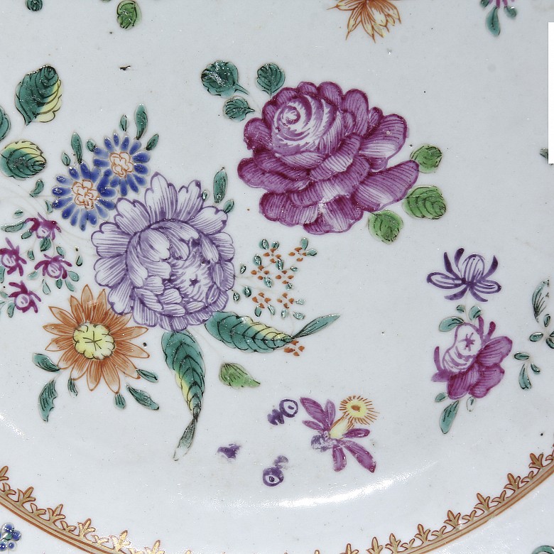 A couple of dishes, Compagnie des Indes, 18th century.