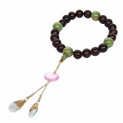 Jadeite bracelet with 
