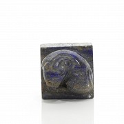 Sello de lapislázuli tallado, S.XX
