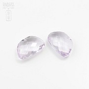 Amethysts couple 12.50cts