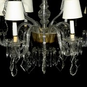 La Granja crystal chandelier ceiling lamp.
