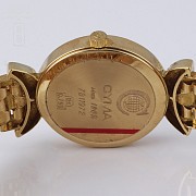 Cyma Lady Gold Watch with 70 Diamonds (new) - 2