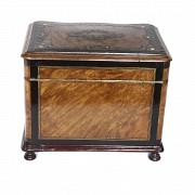 Marquetry cigar box, 19th c. - 1