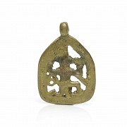 Amuleto hindú de bronce, S.XVIII - XIX - 1