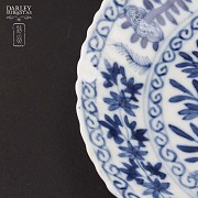 Seis platos de porcelana china, S.XIX - 5