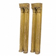 Attached pairs of altarpiece columns, Spain, 18th century