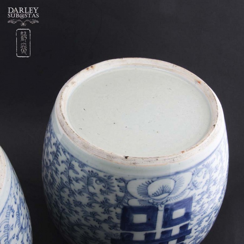 Chinese porcelain vases couple S. XIX - 6