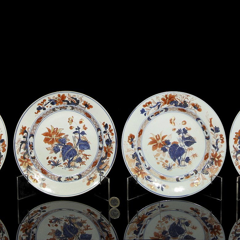 Six Indian Company plates, Qing dynasty - 7