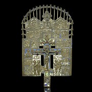 Byzantine processional crucifix, Russia, 19th century