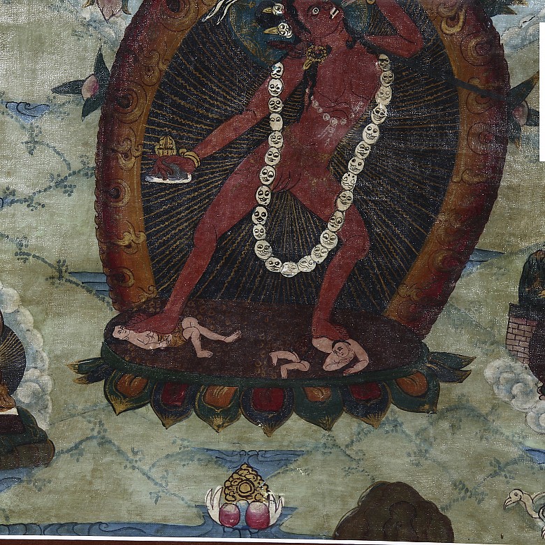 Thangka tibetano, s.XIX - 2