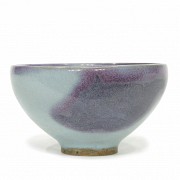 Small Junyao ware cup, Song dynasty (960 - 1279). With certificate.