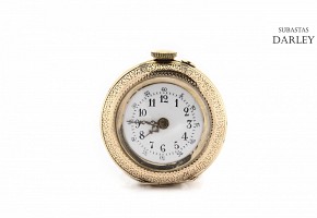 Reloj de bolsillo de mujer suizo en oro amarillo de 14k, s.XIX