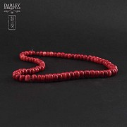 Bambu coral long necklace - 3