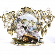 Three Elizabethan porcelain vases, 19th c. - 1