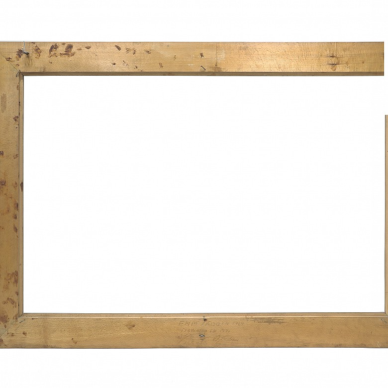 Vicente Andreu, between 1969 and 1971. Two carved wooden frames. - 6