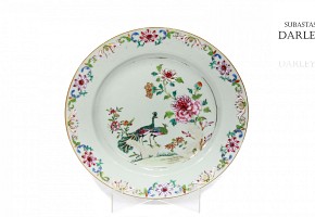 Porcelain plate, China, 18th century