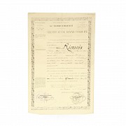 Documents of the French infantry regiment, 19th century - 2
