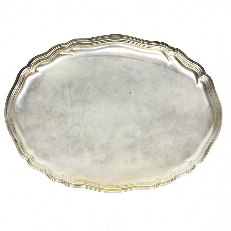 Silver tray, 925 sterling.
