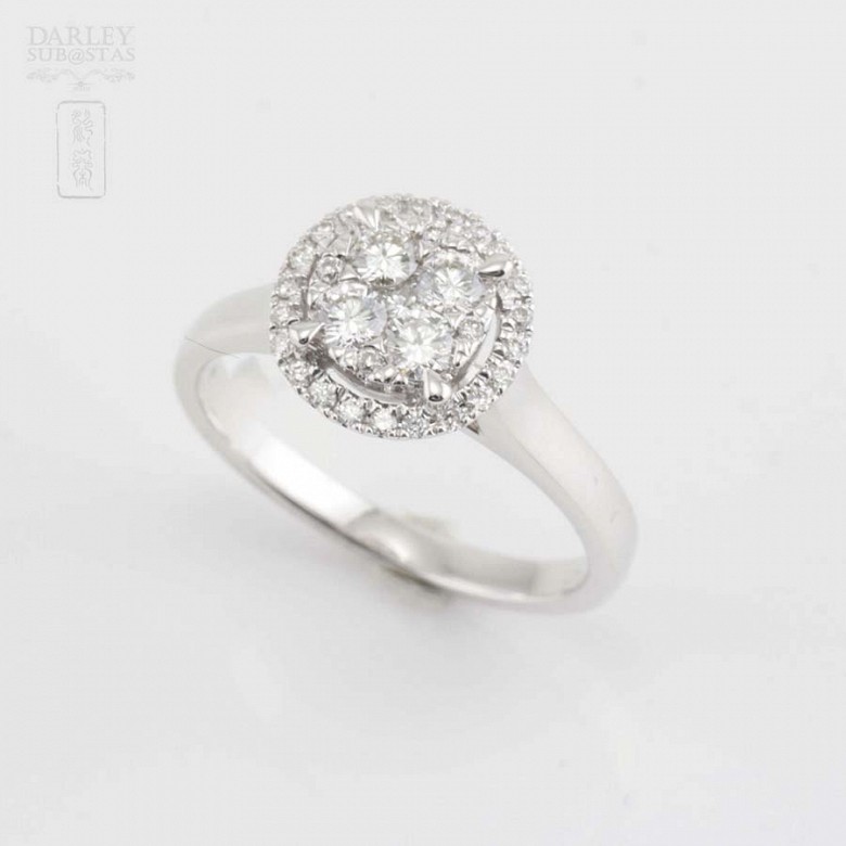 Precioso anillo oro 18k y diamantes - 7