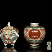 Lote de porcelana esmaltada, Asia, S.XX - 7