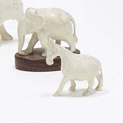 9 ivory figures - 7