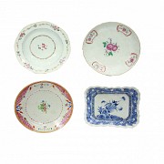 Lote de porcelana de distintas épocas (siglo XVIII-XX)