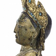 A bronze figure of 