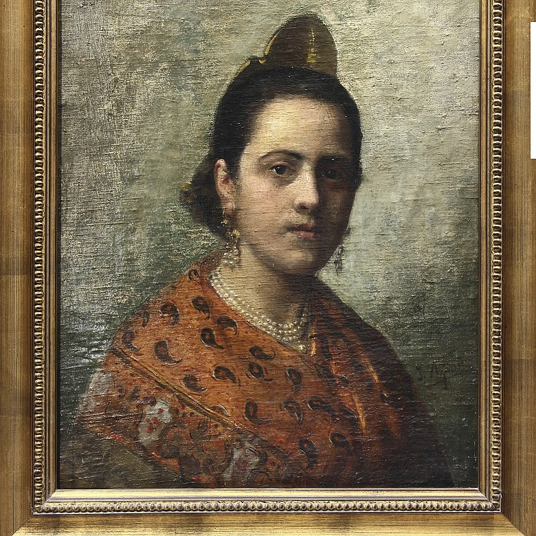 Joaquín Agrasot y Juan (1836-1919) “Retrato”