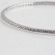 bracelet Zirconia  in sterling silver, 925