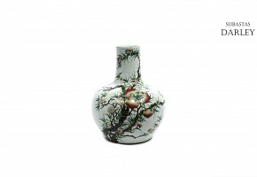 A large porcelain vase 