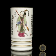 Chinese inkwell pink family, with Daoguang mark - 8