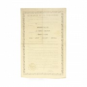 Documentos del regimiento de infantería francés, s.XIX - 3