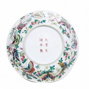 Cuenco de porcelana, dinastía Qing, Guangxu (1875-1908).