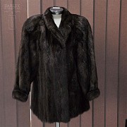 Dark mink coat - 2