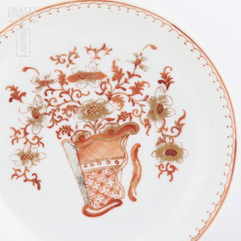 Plato de porcelana china, S.XVIII - 1