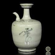 Jarra de porcelana vidriada, dinastía Qing