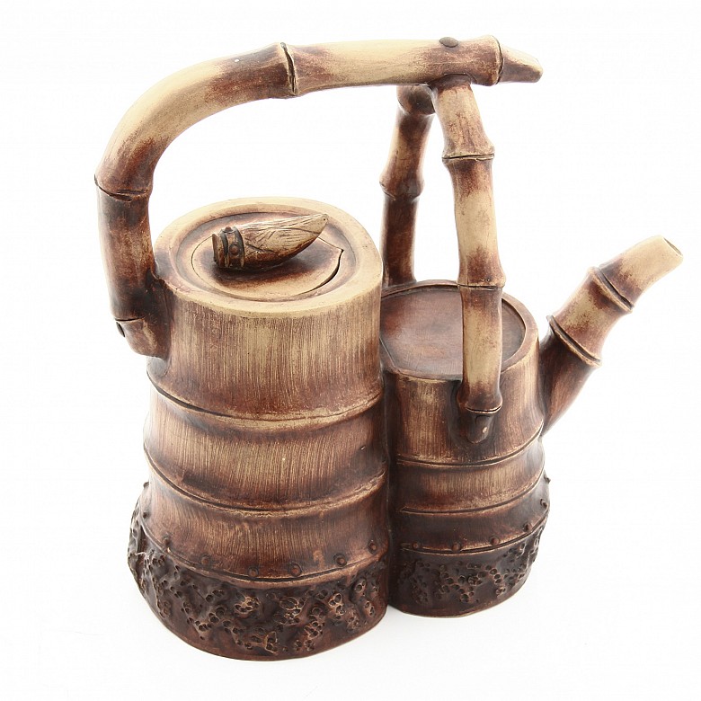 Clay teapot from Yixing, China.