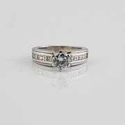 Ring in sterling silver, 925m / m, with zircons - 3