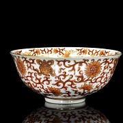 Porcelain bowl with red-iron glaze, with Daoguang mark - 3