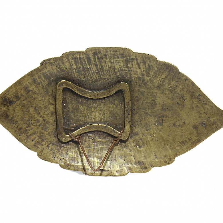 Hebilla de cinturón de bronce, ffs.s.XIX-pps.s.XX